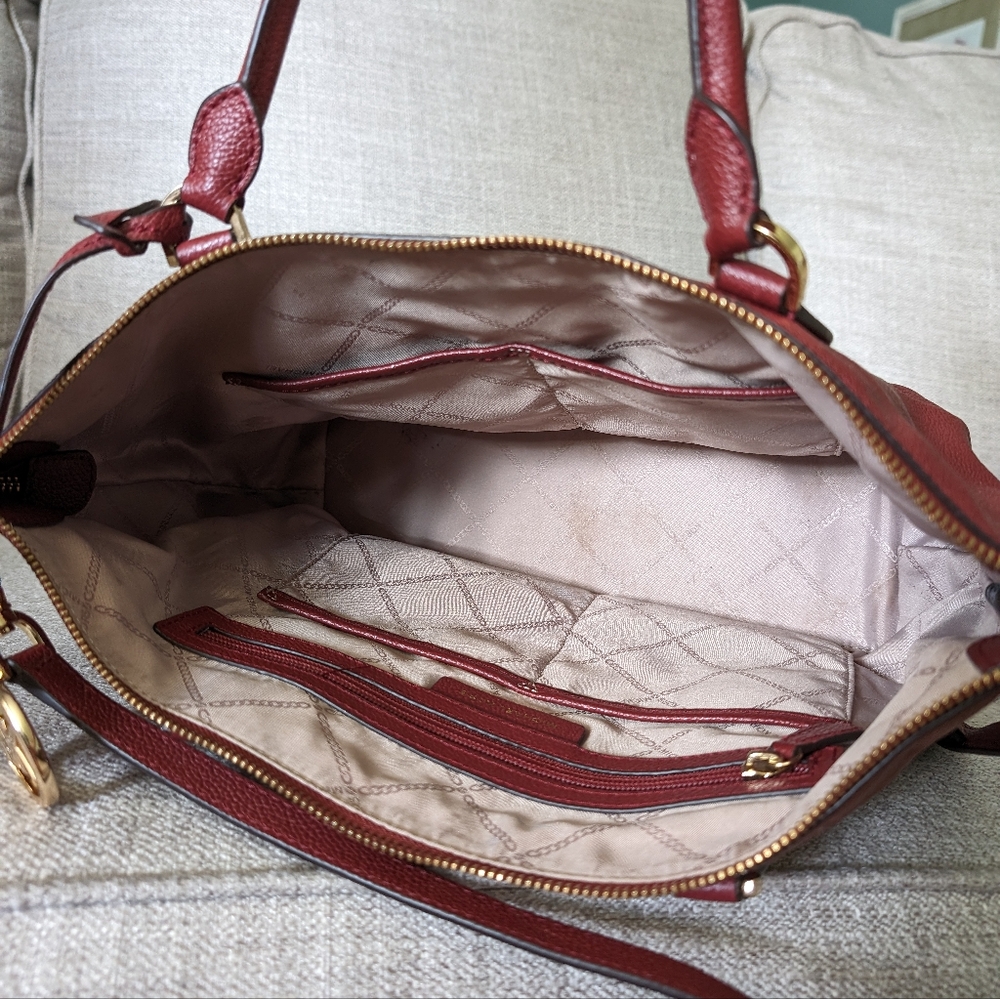 Michael Kors Sienna Leather Satchel - Picture 6 of 12
